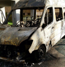  بالصور: أضرار في حريق مركبة وسط مدينة الرملة دون وقوع إصابات 